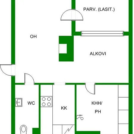 Penthouse 公寓 罗瓦涅米